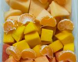 Foto langkah ke 1 dari resep Mix "Orange Fruits" Salad.