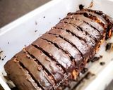 Foto langkah ke 9 dari resep Cake Pisang toping coklat no mixer (ekonomis, 1 telur).