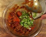 A picture of step 6 of Spicy Ahi Poke Bombs.