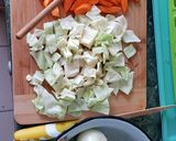 Méregerős ázsiai zöldséges-csirkés tészta recept fázis 2 fotója