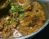 A picture of step 9 of Mutton Masala.
