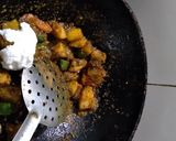 A picture of step 4 of Papad ki Sabzi.
