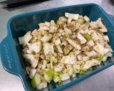 A picture of step 3 of Monkfish Tail with Fennel, Skyr, Lemon, and Mediterranean Spices.