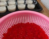 Foto langkah ke 1 dari resep Puding Sagu Mutiara Red Velvet ala Ummi Al.