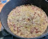 Une image de l'étape 15 de Tagliatelles à la viande séchée, girolles et crème de courgettes.