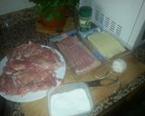 Foto del paso 1 de la receta: Muslos de pollo relleno en salsa de cebolla