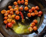 A picture of step 3 of Kool or Jujube Chutney for Saraswati Pujo or Basant Panchami.