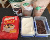 A picture of step 1 of Cocoa Bliss Balls.