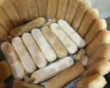 صورة لخطوة 1 من وصفة كيك الشارلوت بالشوكولا والنسكافيه