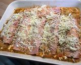 Une image de l'étape 12 de Endives gratinées jambon champignons tomate emmental et feta.