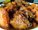 Foto del paso 13 de la receta: GUISO De Rabo de Ternera, Chorizo y Salchicha Parrillera...!