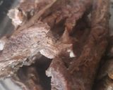 Foto del paso 9 de la receta: Cerdo en su salsa, sobre hummus de garbanzo al curry