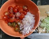 A picture of step 1 of Indian Everyday Salad.