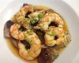 Foto del paso 4 de la receta Gambas al ajillo con setas de cardo