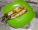 Foto langkah ke 1 dari resep Terong Bakar Siram Santan.
