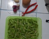 Foto langkah ke 1 dari resep Tumis buncis telur orak arik.