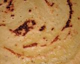 A picture of step 2 of Besan ka cheela.