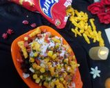 A picture of step 6 of Kurkurey chaat.
