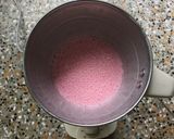 A picture of step 2 of Rose Lassi.