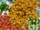 Corn chaat