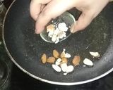 A picture of step 1 of Dhaniya ki panjiri.