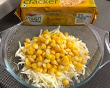 A picture of step 2 of Cheesy Sweet Corn Crackers.