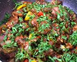 A picture of step 10 of Chilli Chicken.