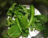 A picture of step 1 of Crispy Mint Pakoda (fritters) - Quick & Easy Evening Snack.