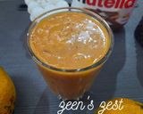 A picture of step 3 of Nutella Aamras.