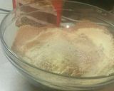 A picture of step 2 of Simple DH boxed cake doctored.