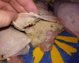Töltött csirkecomb recept fázis 4 fotója