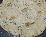 A picture of step 3 of Thaalipeeth.