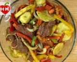 صورة لخطوة 1 من وصفة ورقة اللحم مع الأرز  الكريمي بجبن البارميزان