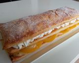 Foto del paso 17 de la receta: Tarta de hojaldre con nata y crema pastelera