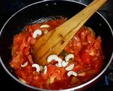 A picture of step 3 of Paneer butter masala.