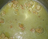 Foto del paso 2 de la receta: Sopa verde con huevo
