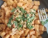 A picture of step 14 of Roasted Sweet Potato Salad with Orange flavour.