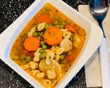 Borsóleves csirkehússal recept fázis 2 fotója