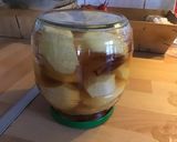 Une image de l'étape 3 de Pommes et poires au sirop cannelle et badiane.