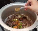 A picture of step 6 of Beef Chana Pulao(no tomato).