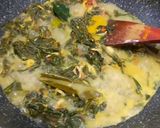Foto langkah ke 6 dari resep Sayur Daun Singkong & Teri Santan.