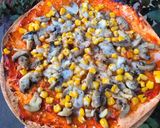 Diétás pizza, tortilla lapból🧀 recept fázis 4 fotója