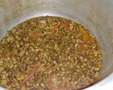 A picture of step 3 of Dal Makhani.
