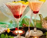 सागो मैंगो रोज़ खीर (sago mango rose kheer recipe in Hindi) रेसिपी चरण 12 फोटो