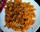 रेड चिली मैकरॉनी (Red Chilli macaroni recipe in Hindi) रेसिपी चरण 3 फोटो