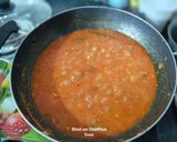 A picture of step 6 of Kathiyawadi Sev Tameta Nu Shaak (Gujarat Special).