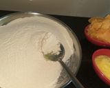 A picture of step 1 of Gul papdi.