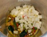 A picture of step 2 of Bhagar Khichdi.