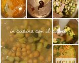 Foto del passaggio 1 della ricetta Zuppa vellutata di ceci e zucchine ♡