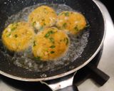 A picture of step 4 of Sweet potato tikki.